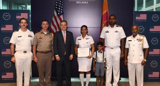 Navy Officer Graduates Near Top of Class In US